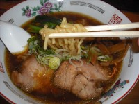 多加水麺と醤油